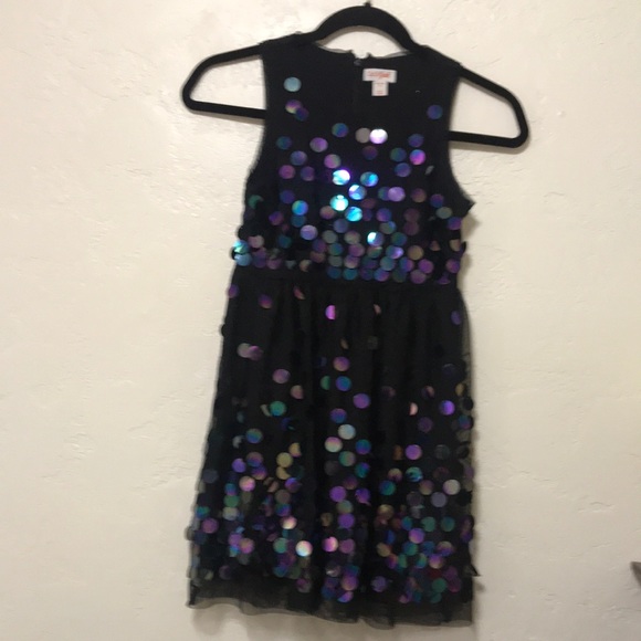 Cat & Jack Dresses Cat Jack Black Sequin Dress Size M 78 Poshmark